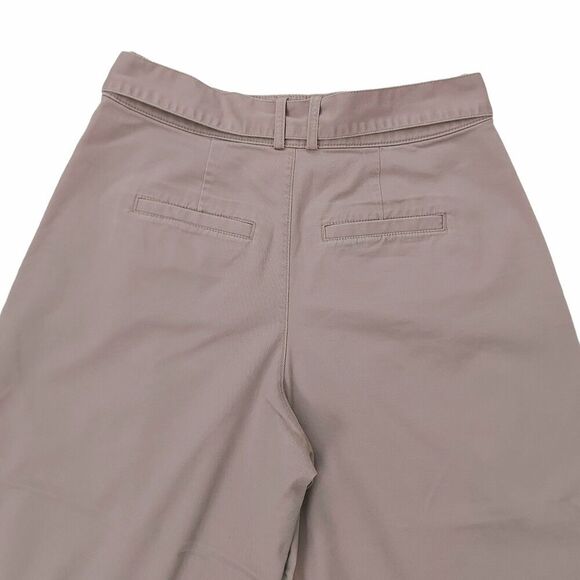 Abercrombie & Fitch Trousers Womens 27 Pale Rose High Rise Wide Leg Belted - Picture 6 of 11